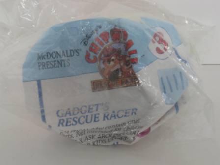 1989 McDonalds - #3 Gadgets Rescue Racer - Chip N Dale